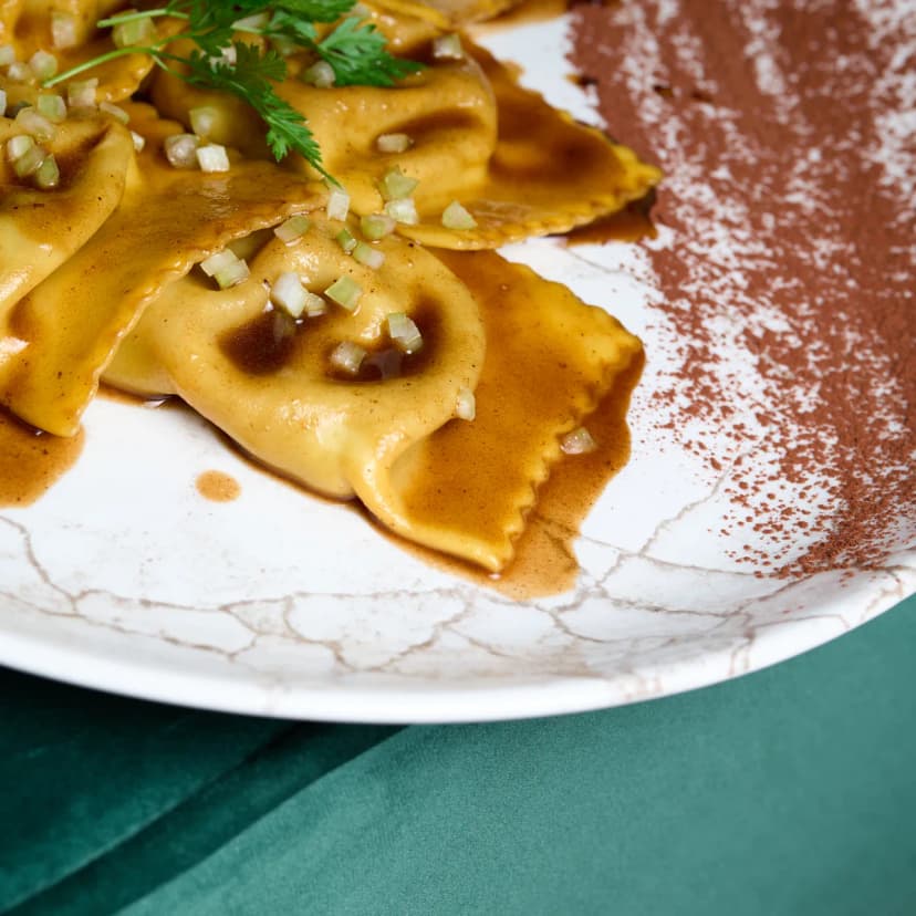 Raviolis de rabo de toro