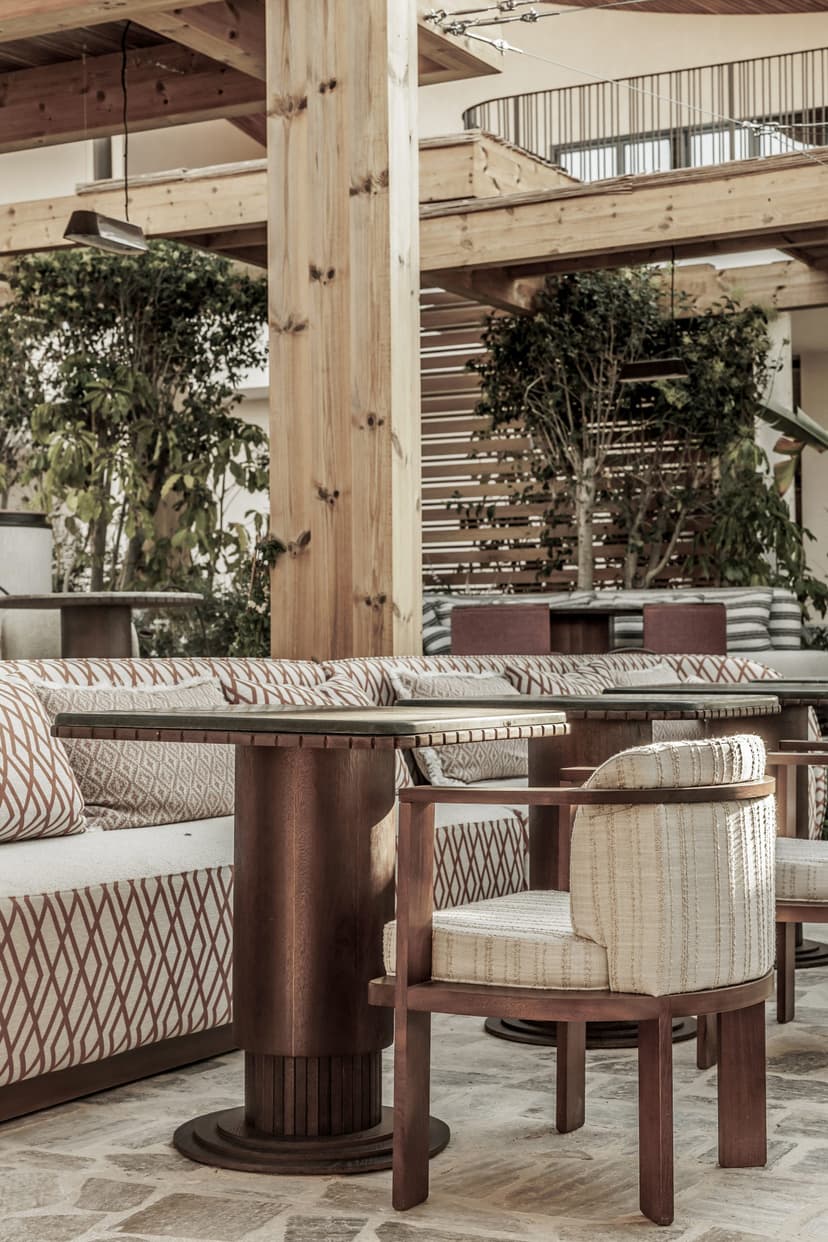 Zona interior de diseño con plantas