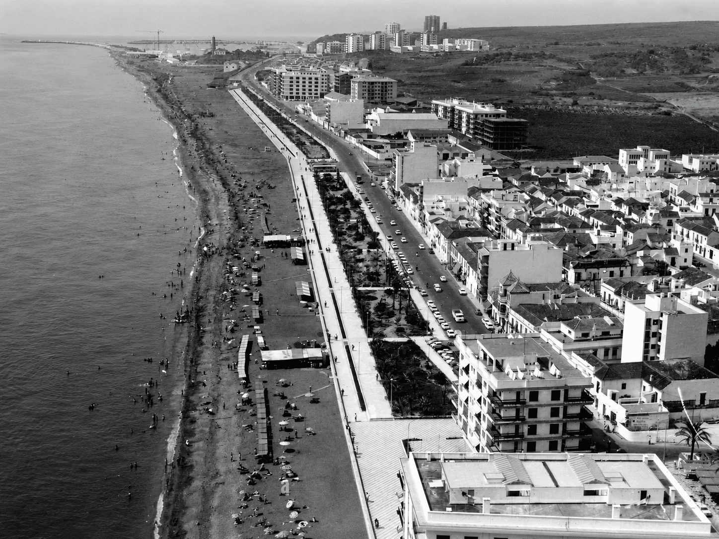 Vista aérea de Estepona — 1964
