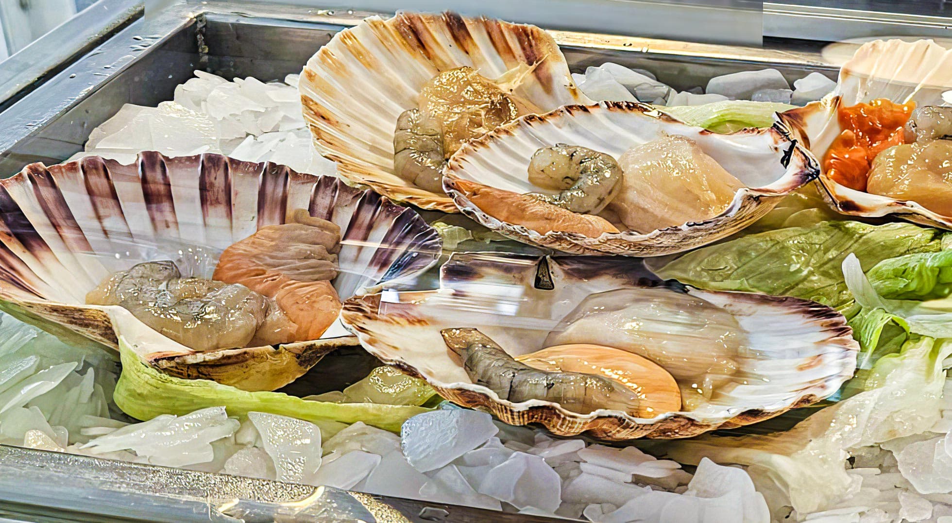 Marisco fresco en Restaurante La Palma, Estepona