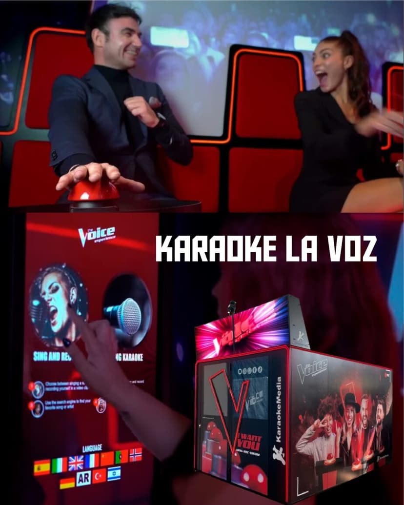 Cabina de karaoke temática en Miroko Park